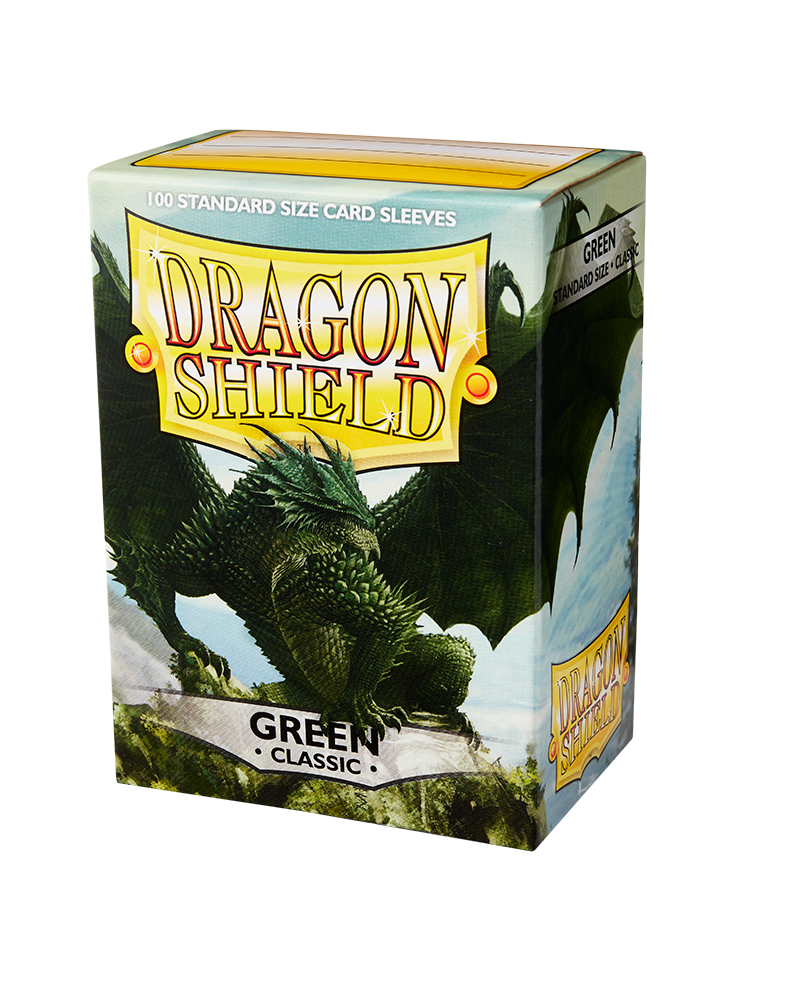 Dragon Shield | Standard Size Sleeves | 100ct | Green (Classic)