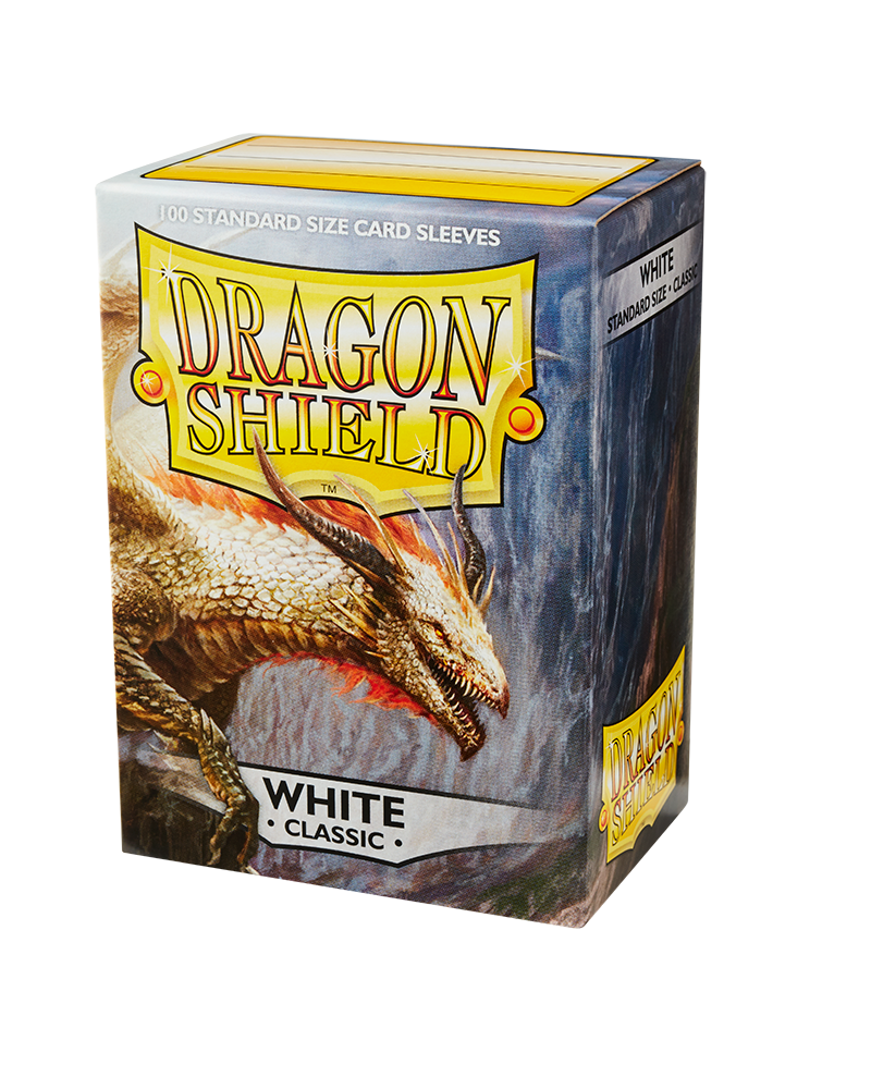 Dragon Shield | Standard Size Sleeves | 100ct | White (Classic)