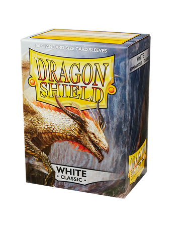 Dragon Shield Classic Sleeves | Standard Size | 100ct White