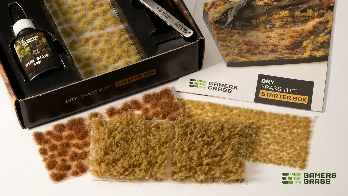 Gamer Grass | Dry Grass Tuft: Starter Box
