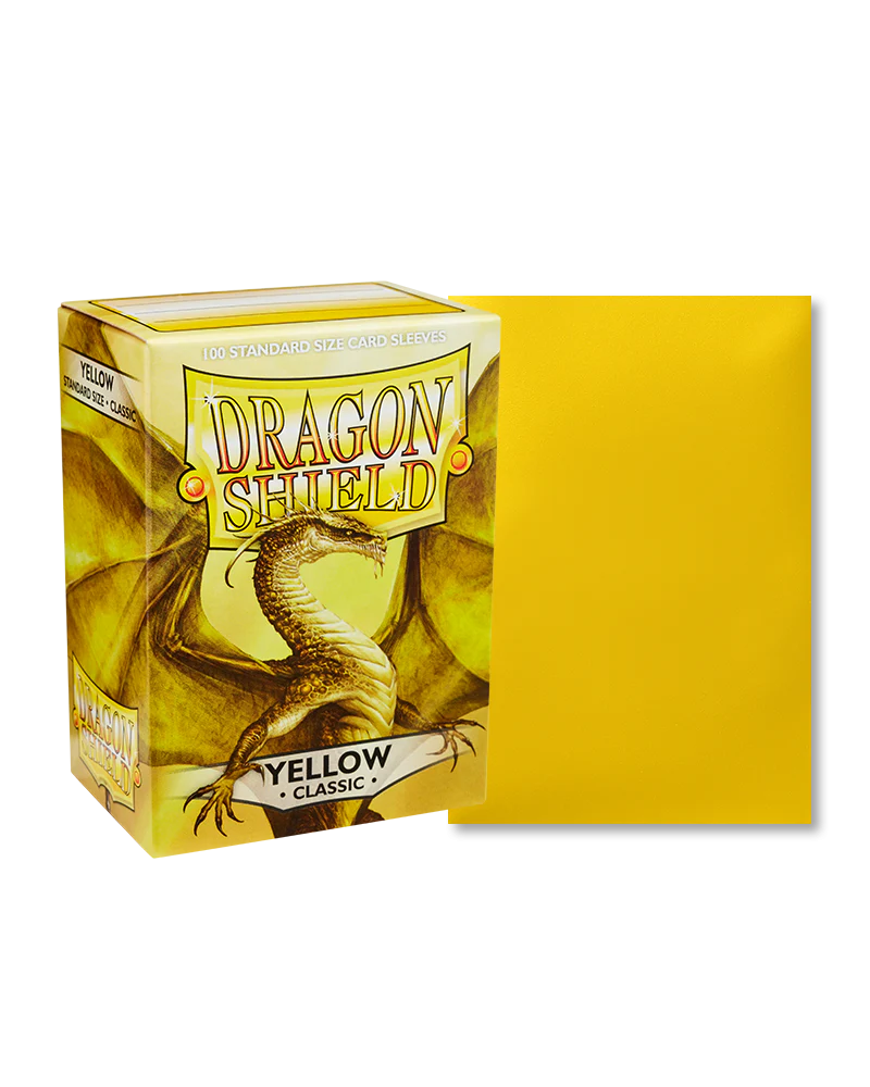 Dragon Shield | Standard Size Sleeves | 100ct | Yellow (Classic)