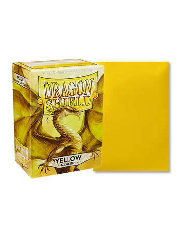 Dragon Shield Classic Sleeves | Standard Size | 100ct Yellow