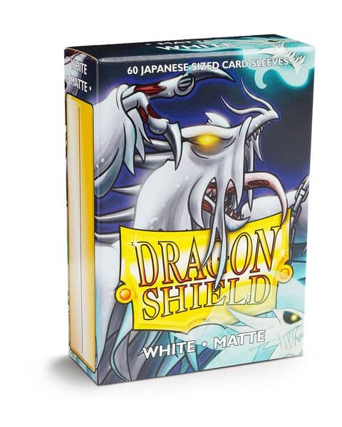 Dragon Shield | Japanese Size Sleeves | 60ct | White (Matte)