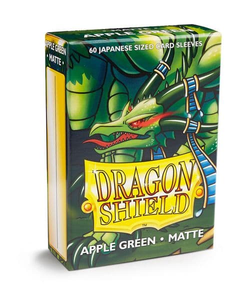 Dragon Shield | Japanese Size Sleeves | 60ct | Apple Green (Matte)