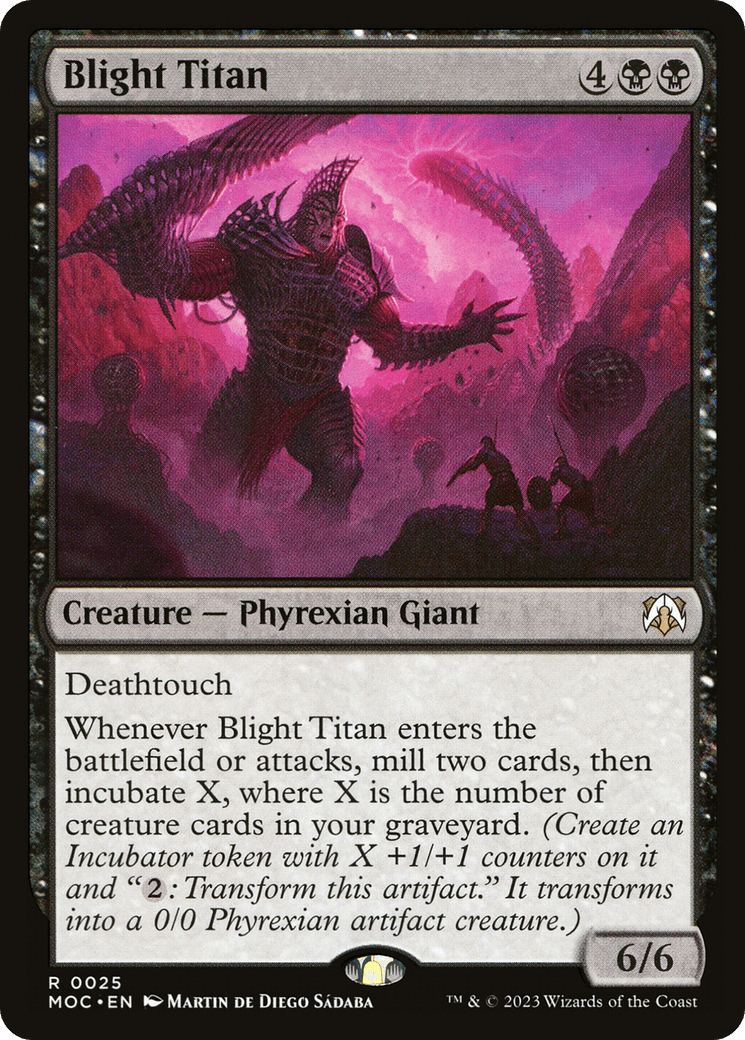 Blight Titan [March of the Machine Commander]