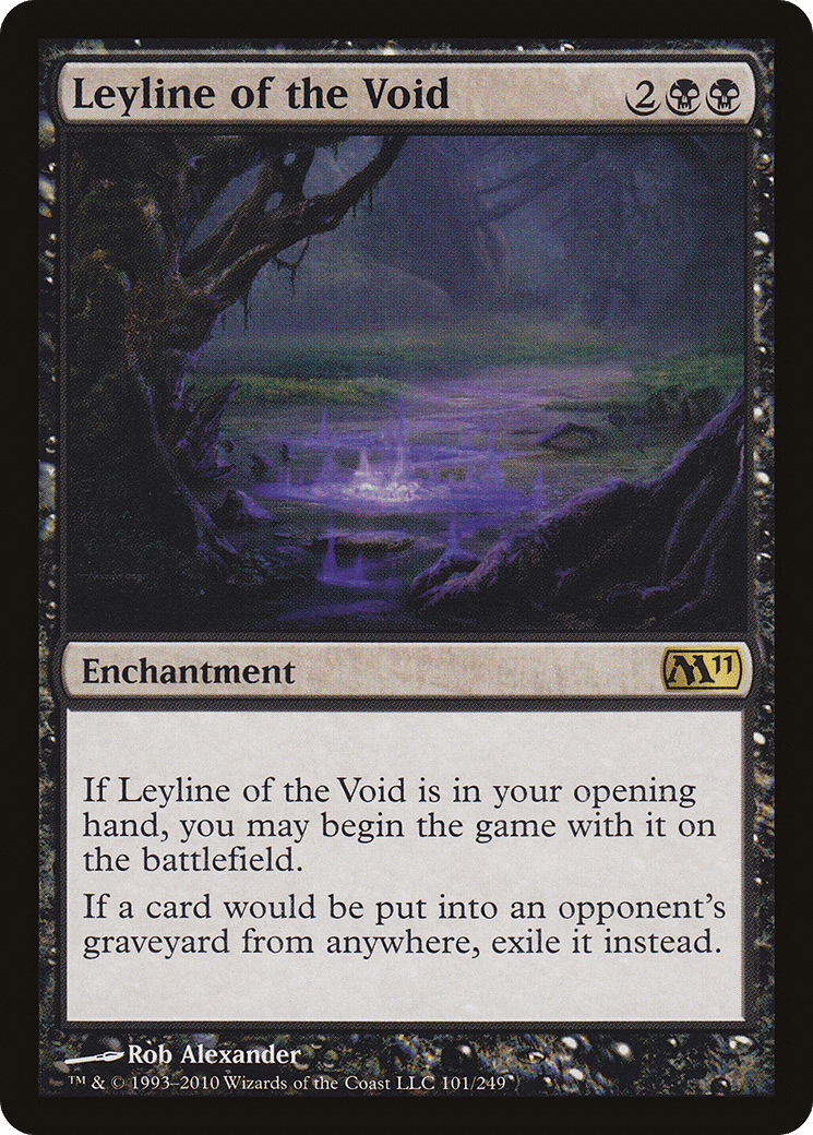 Leyline of the Void [Magic 2011] Foil