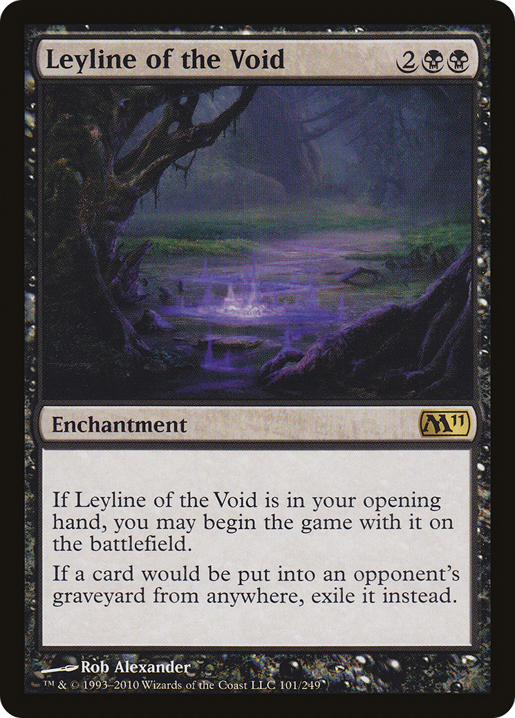 Leyline of the Void [Magic 2011] Foil