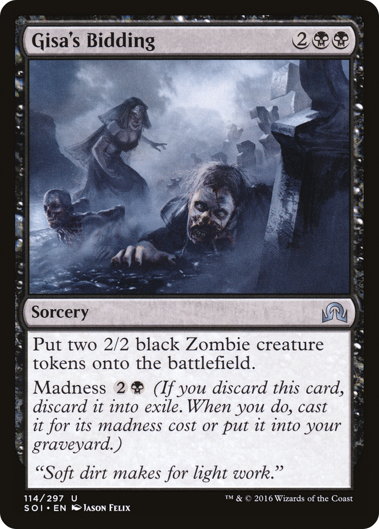 Gisa's Bidding [Shadows over Innistrad] Foil