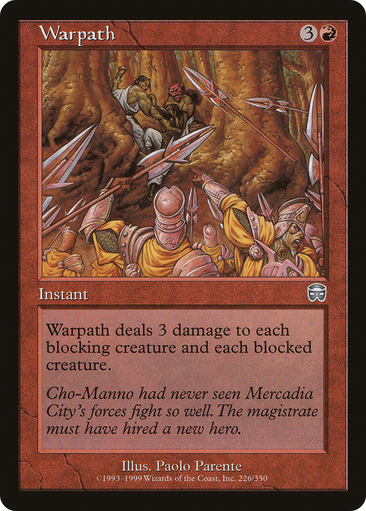 Warpath [Mercadian Masques] Foil