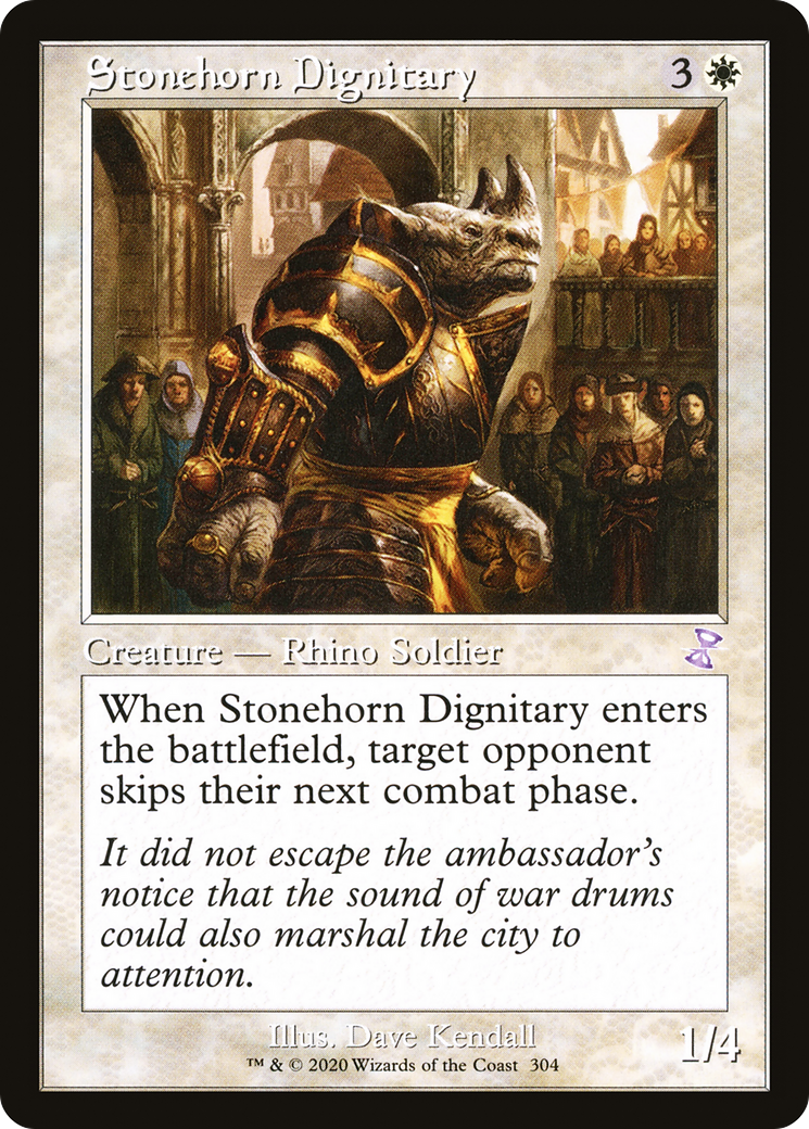 Stonehorn Dignitary (Timeshifted) [Time Spiral Remastered] Foil