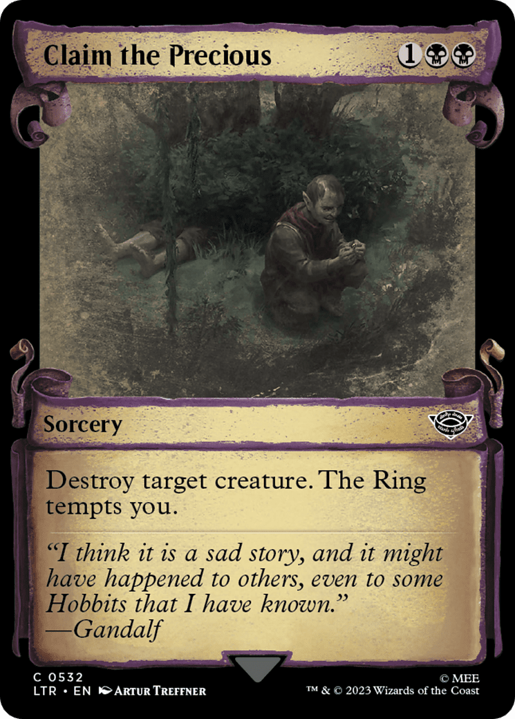 Claim the Precious [The Lord of the Rings: Tales of Middle-Earth Showcase Scrolls] Foil