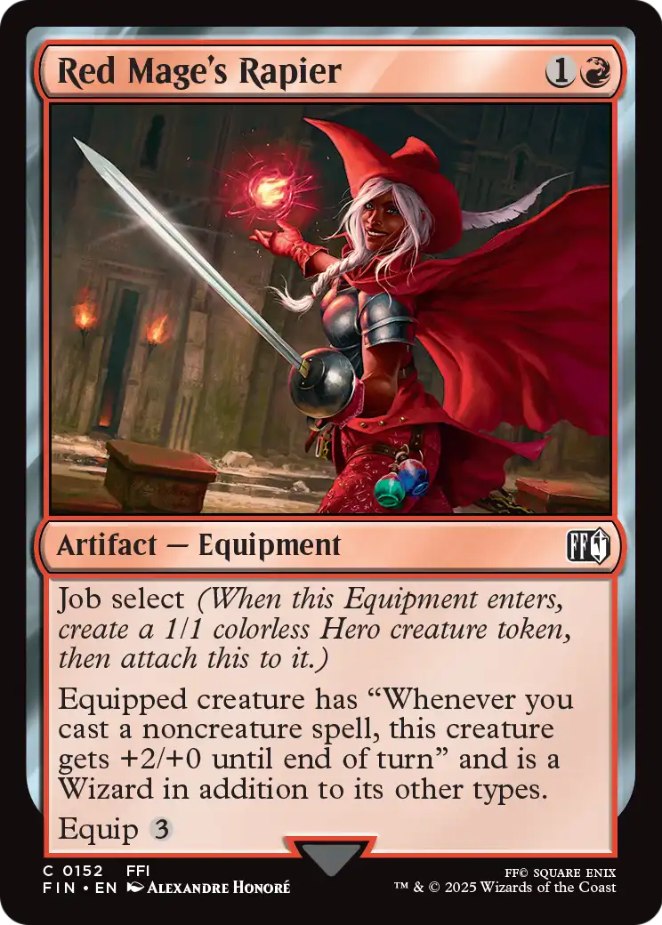 Red Mage's Rapier (152) [FINAL FANTASY]  Foil