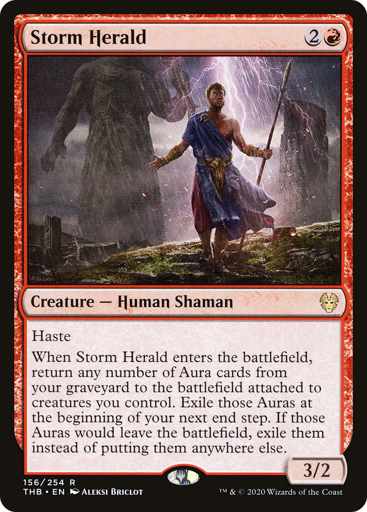 Storm Herald [Theros Beyond Death] Foil