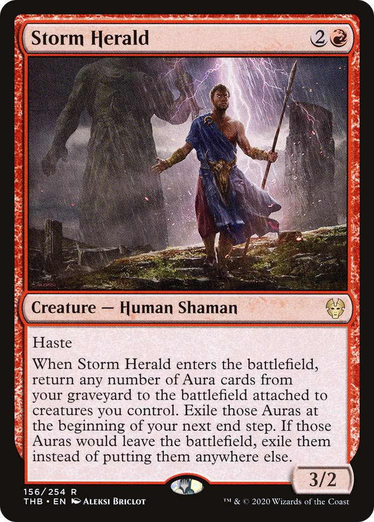 Storm Herald [Theros Beyond Death] Foil