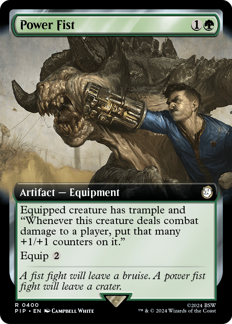 Power Fist (Extended Art) [Fallout] Foil