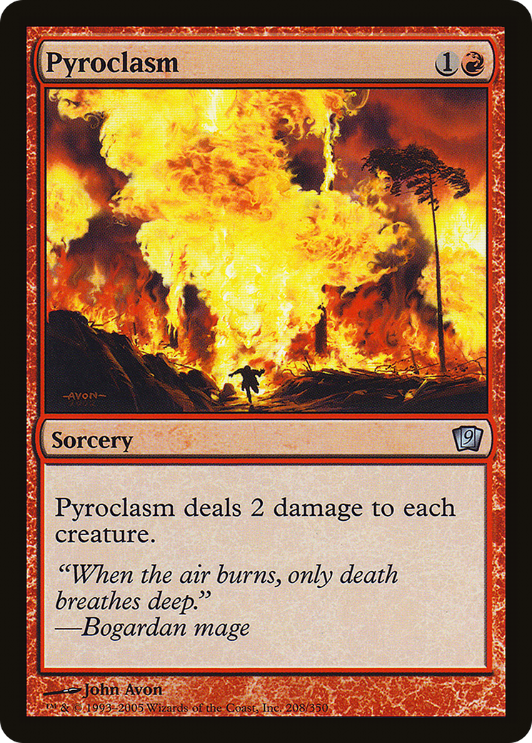 Pyroclasm [Ninth Edition] Foil