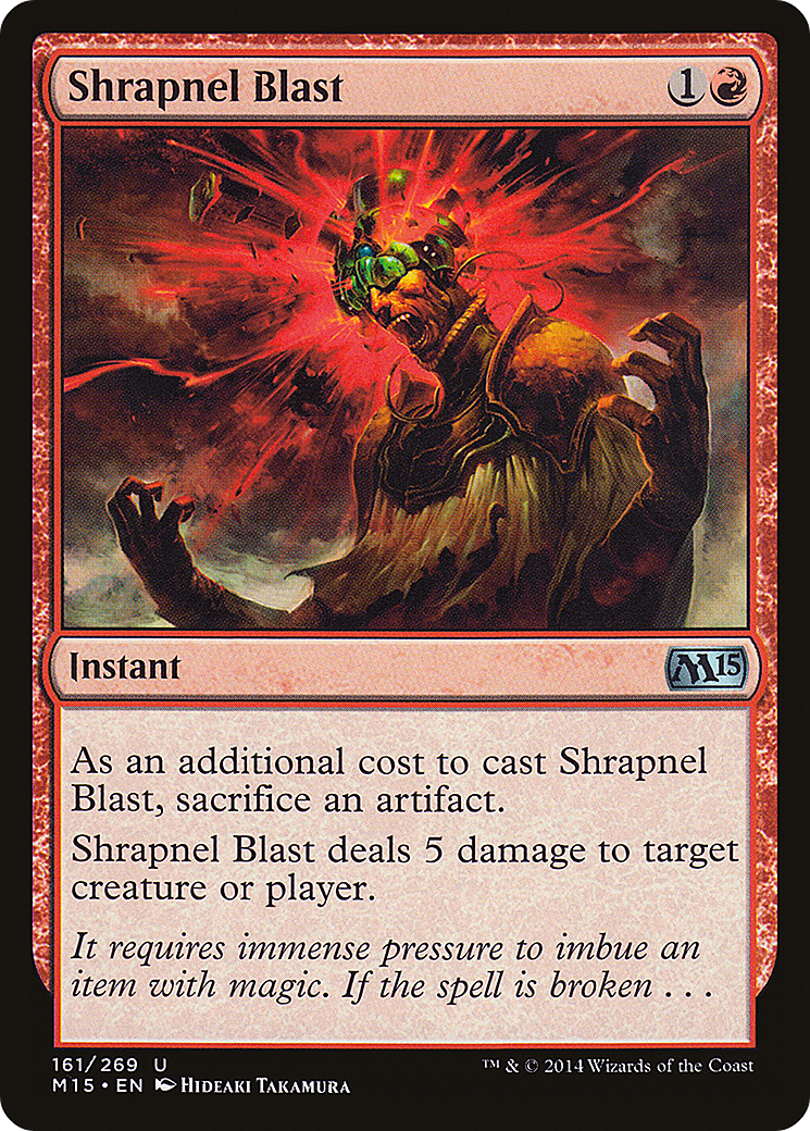 Shrapnel Blast [Magic 2015] Foil