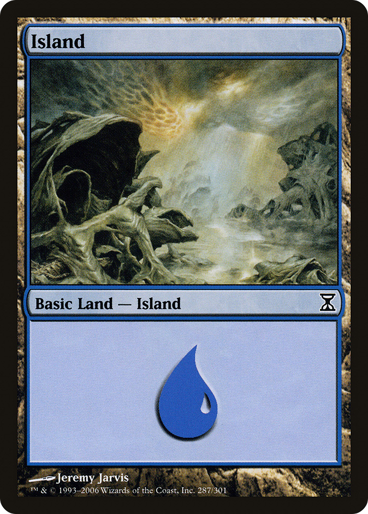 Island (287) [Time Spiral] Foil
