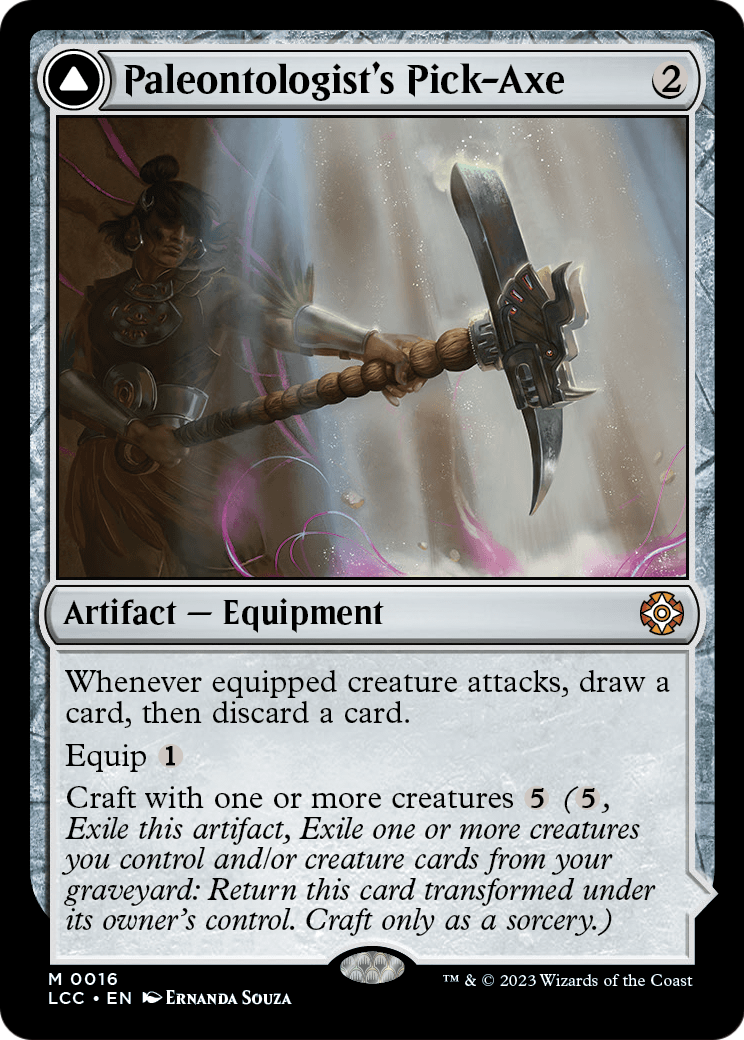 Paleontologist's Pick-Axe [The Lost Caverns of Ixalan Commander] Foil