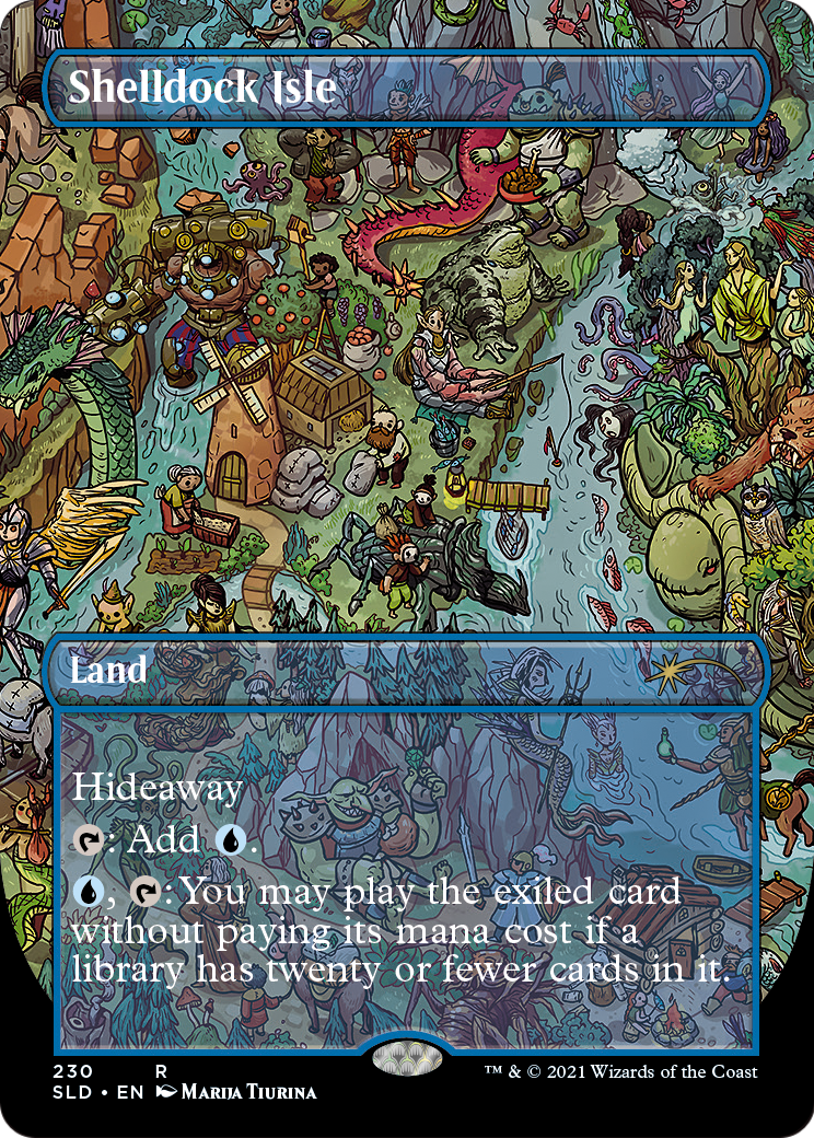 Shelldock Isle (230) (Borderless) [Secret Lair Drop Series] Foil