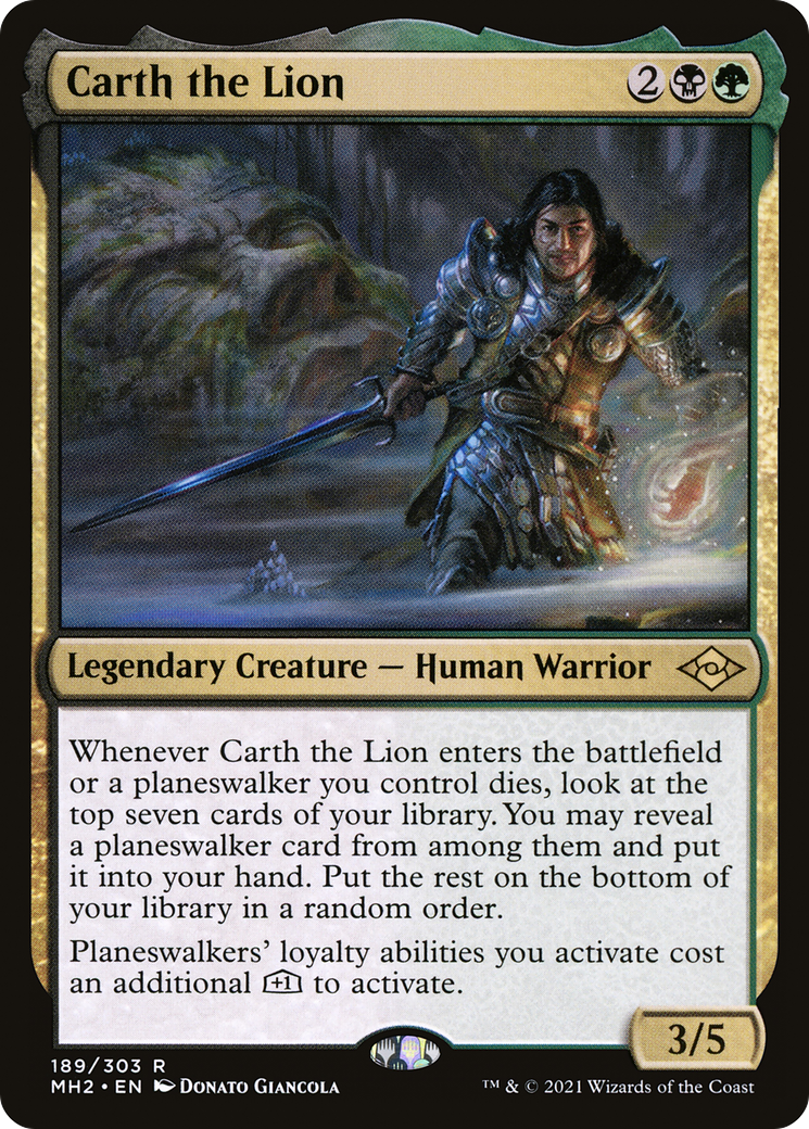 Carth the Lion [Modern Horizons 2] Foil