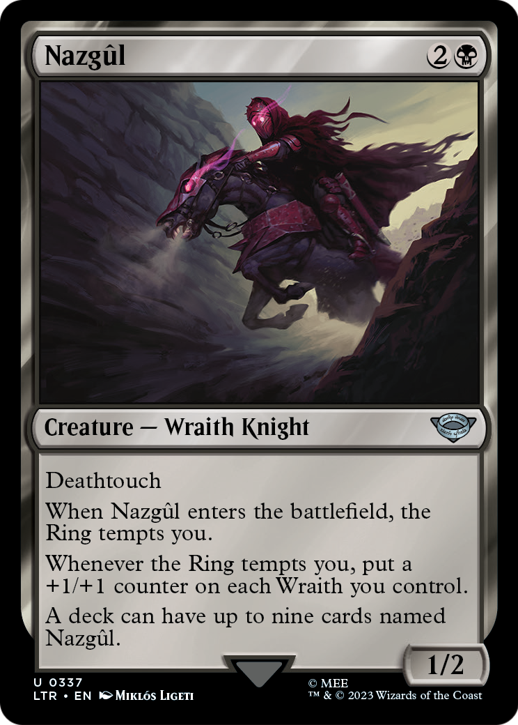 Nazgul (337) [The Lord of the Rings: Tales of Middle-Earth] Foil