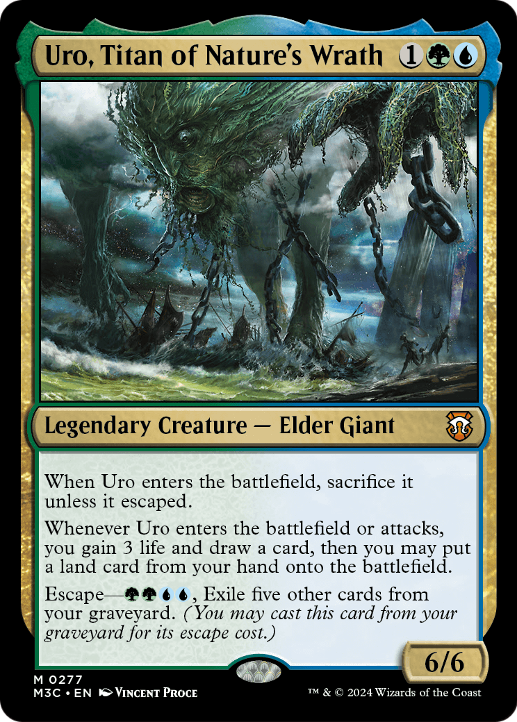 Uro, Titan of Nature's Wrath (M3C-277) - Modern Horizons 3 Commander Foil