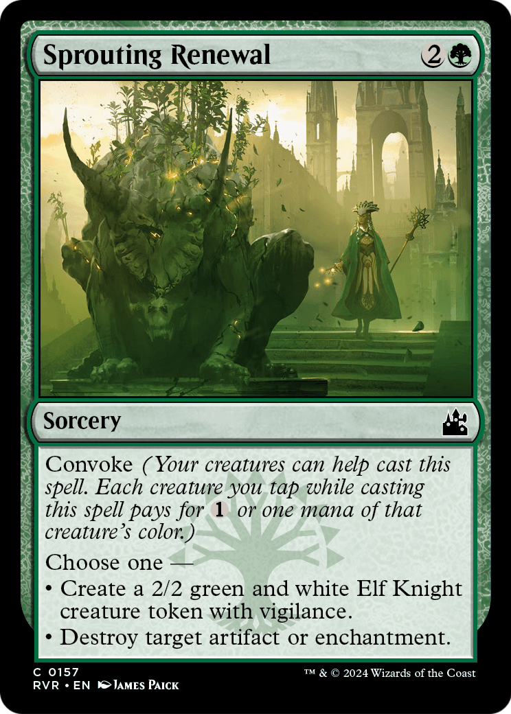 Sprouting Renewal [Ravnica Remastered] Foil