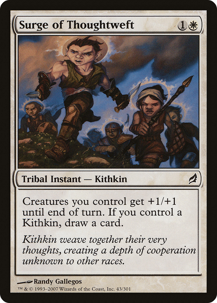 Surge of Thoughtweft [Lorwyn] Foil