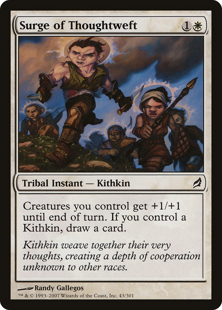 Surge of Thoughtweft [Lorwyn] Foil