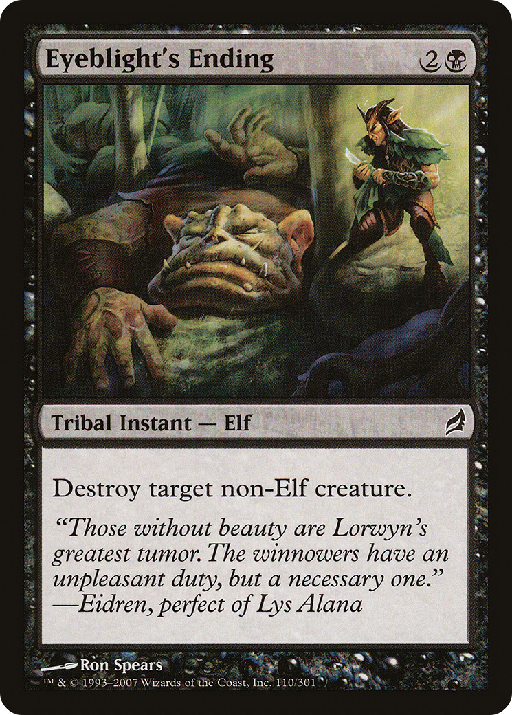 Eyeblight's Ending [Lorwyn] Foil