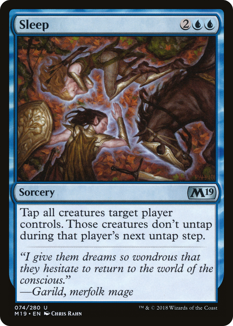 Sleep [Core Set 2019] Foil