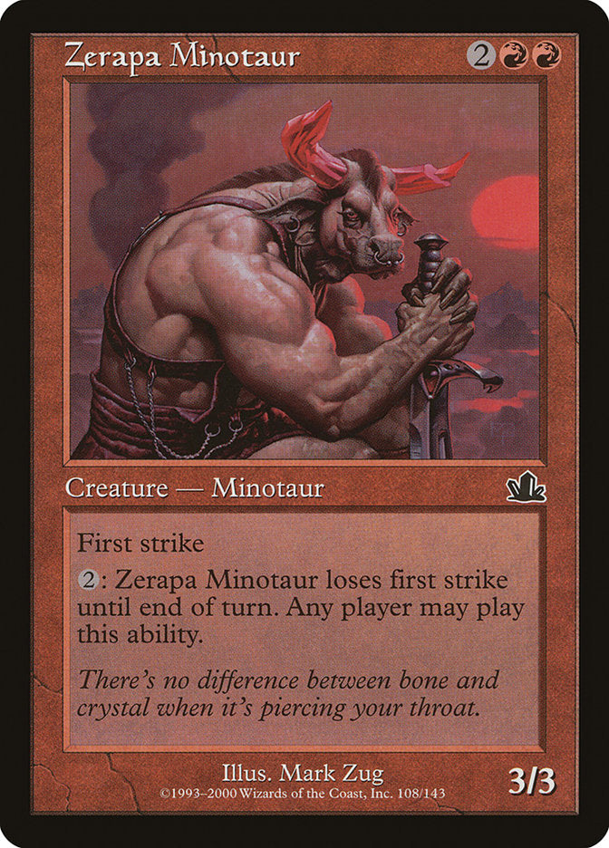 Zerapa Minotaur 108/143 (Prophecy) 