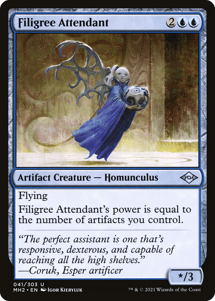 Filigree Attendant [Modern Horizons 2] Foil