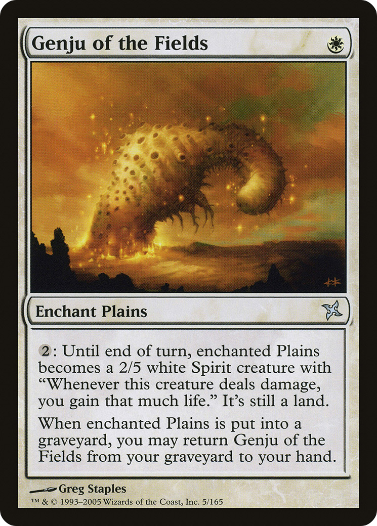 Genju of the Fields [Betrayers of Kamigawa] Foil