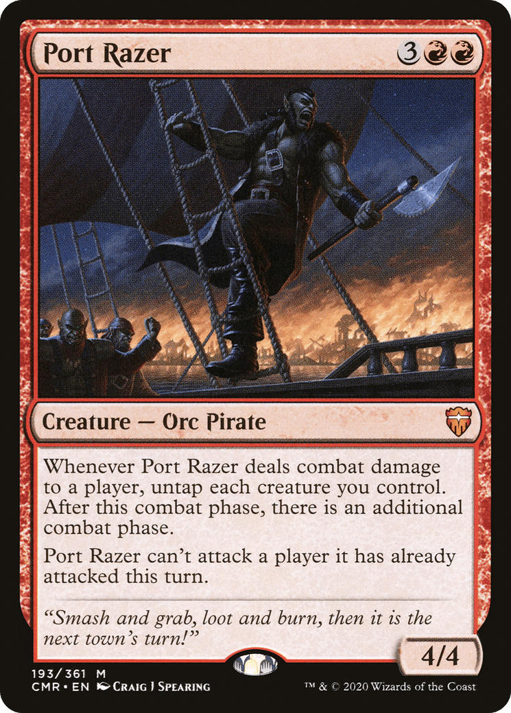 Port Razer [Commander Legends] Foil
