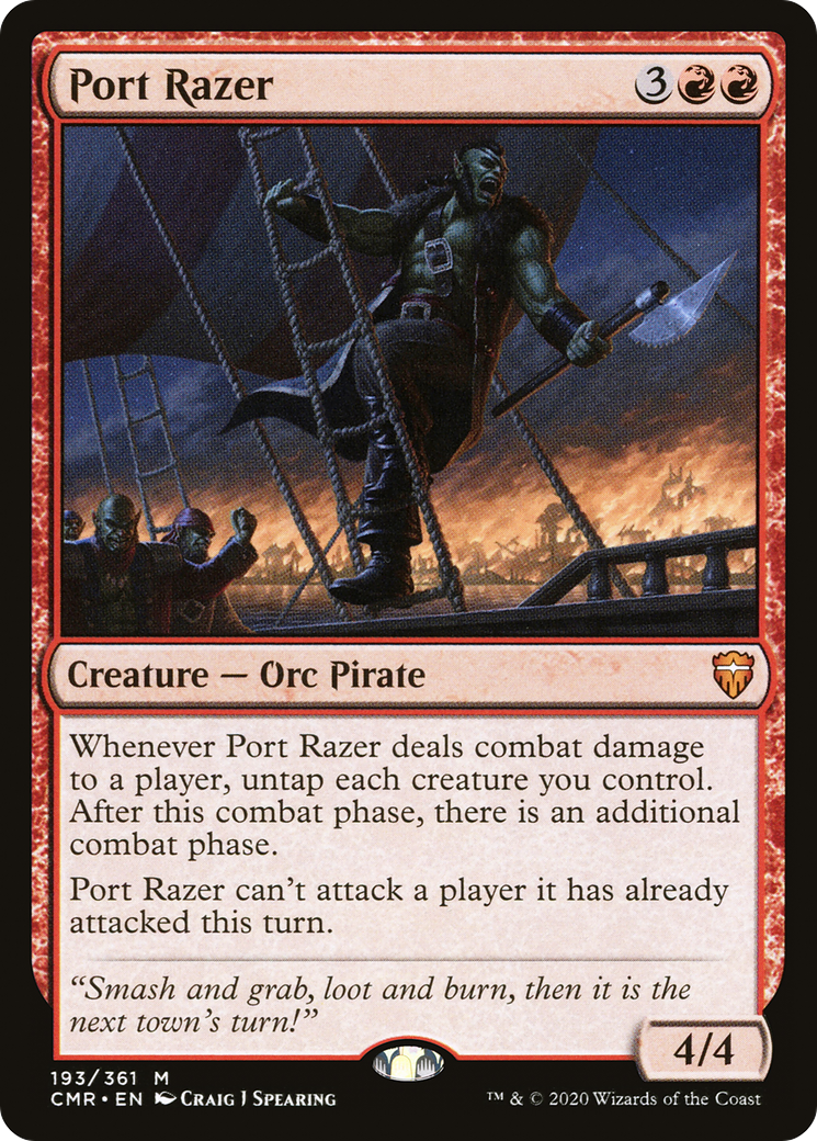 Port Razer [Commander Legends] Foil