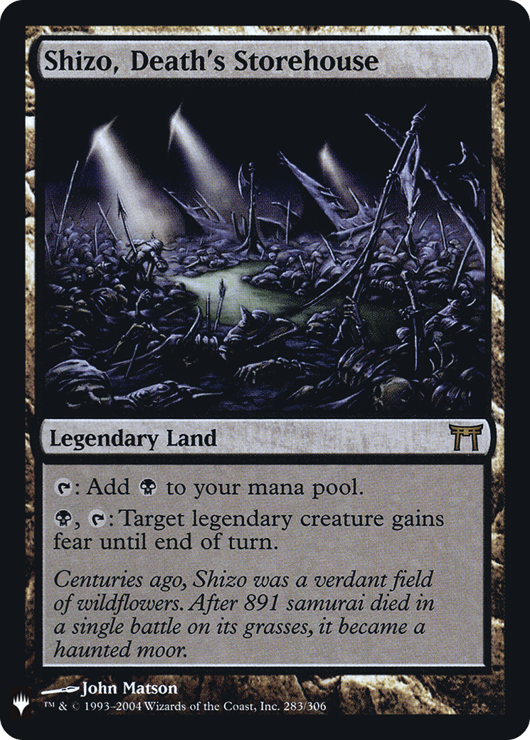 Shizo, Death's Storehouse |  Foil (CHK-283) [The List]