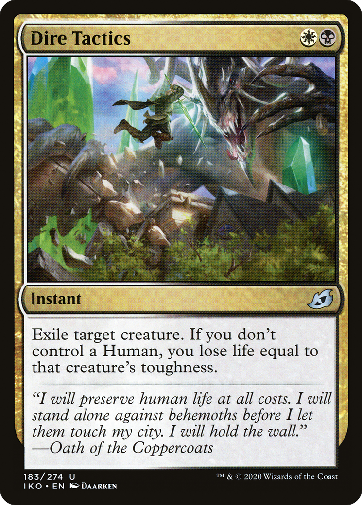 Dire Tactics [Ikoria: Lair of Behemoths] Foil