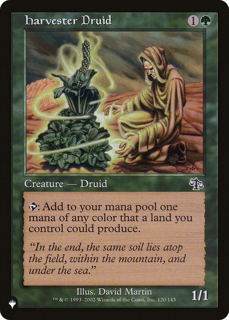 Harvester Druid |  (JUD-120) [The List]