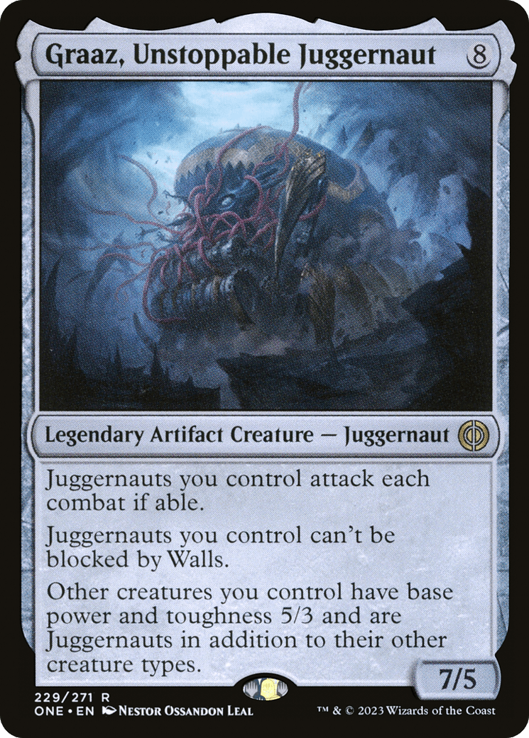Graaz, Unstoppable Juggernaut [Phyrexia: All Will Be One] Foil