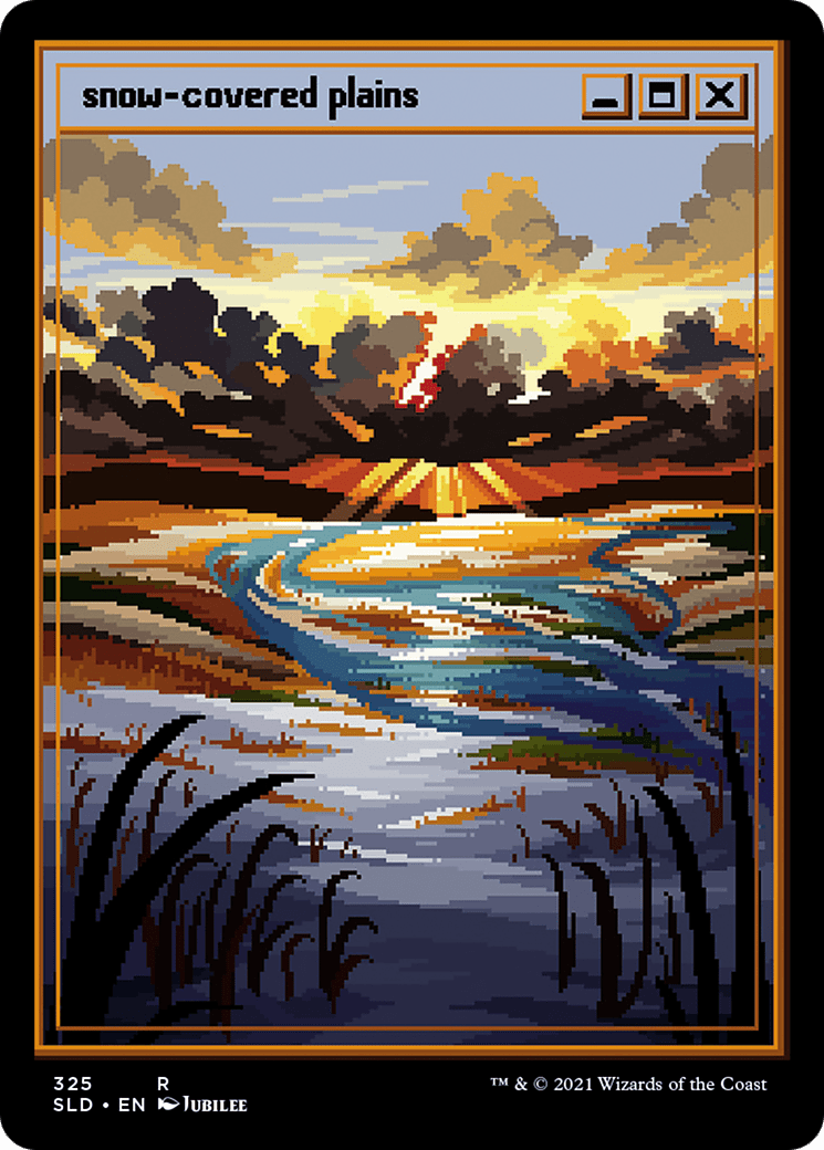 Snow-Covered Plains (325) [Secret Lair Drop Series] Foil