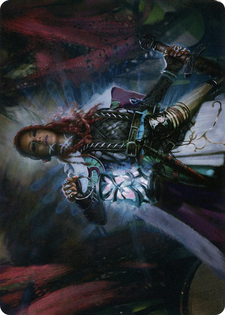 Tergrid, God of Fright // Tergrid, God of Fright (AKHM-027) - Kaldheim Art Series (Borderless)