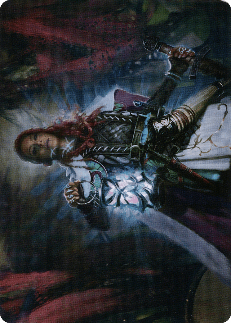 Tergrid, God of Fright // Tergrid, God of Fright (AKHM-027) - Kaldheim Art Series (Borderless)