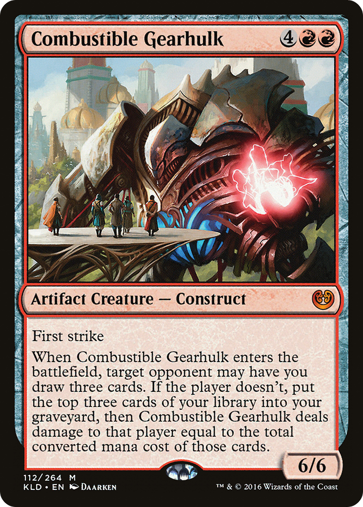 Combustible Gearhulk [Kaladesh] Foil