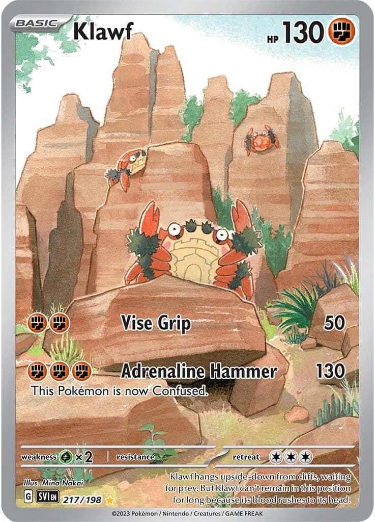 Klawf 217/198 - SV01 Scarlet & Violet Base Set Holofoil