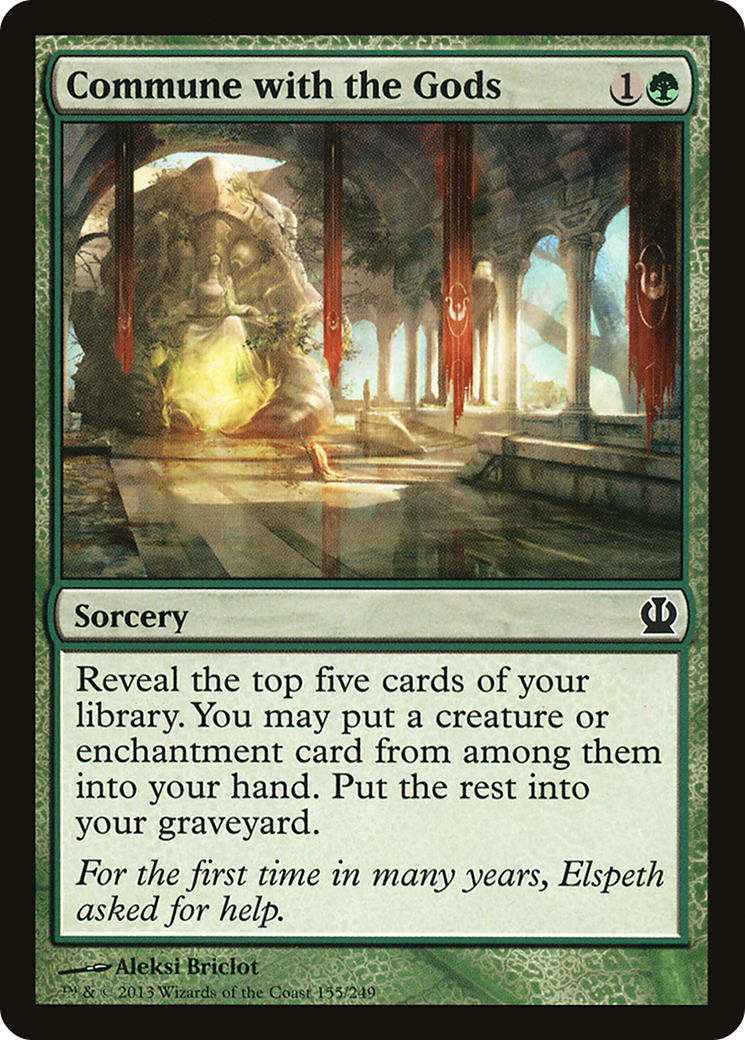 Commune with the Gods [Theros] Foil