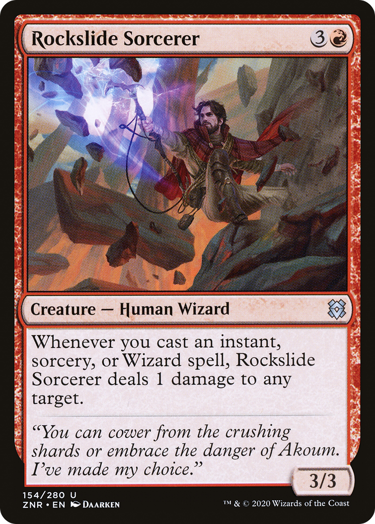 Rockslide Sorcerer [Zendikar Rising] Foil