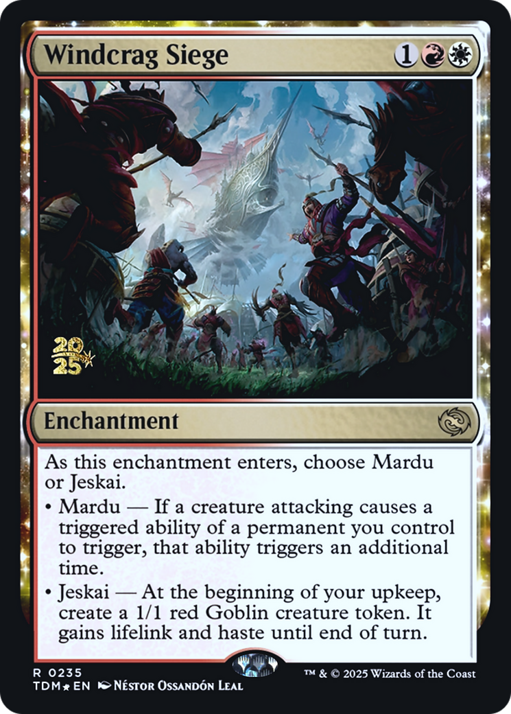 Windcrag Siege (235) [Prerelease Cards]  Foil