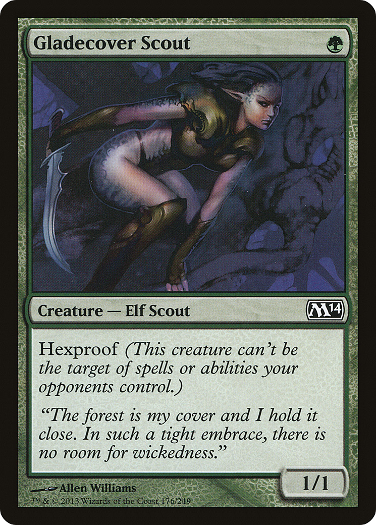 Gladecover Scout [Magic 2014] Foil